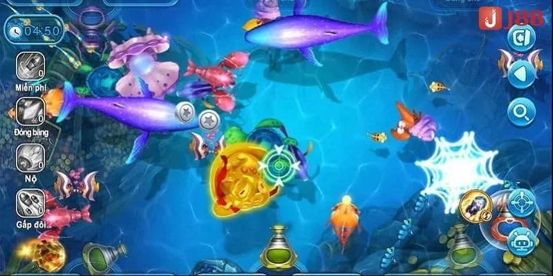 Bắn cá mỹ nhân ngư sống động, mỹ nhân ngư bơi lội mê hoặc